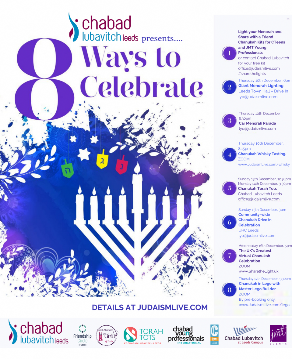 8 Ways to Celebrate Chanukah